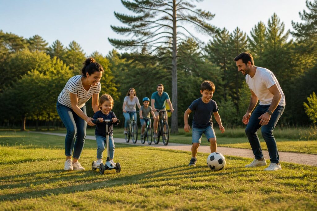 découvrez 30 activités sportives adaptées à tous les âges pour partager des moments de plaisir et renforcer les liens en famille.