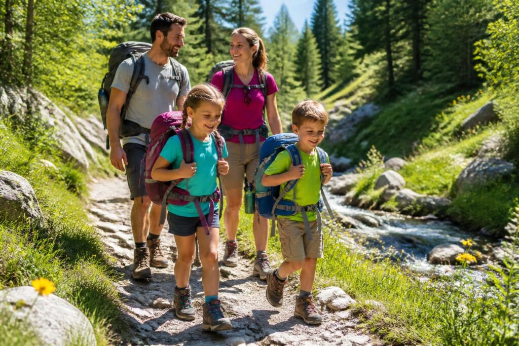 Randonner avec des enfants : itinéraires, matériel et astuces