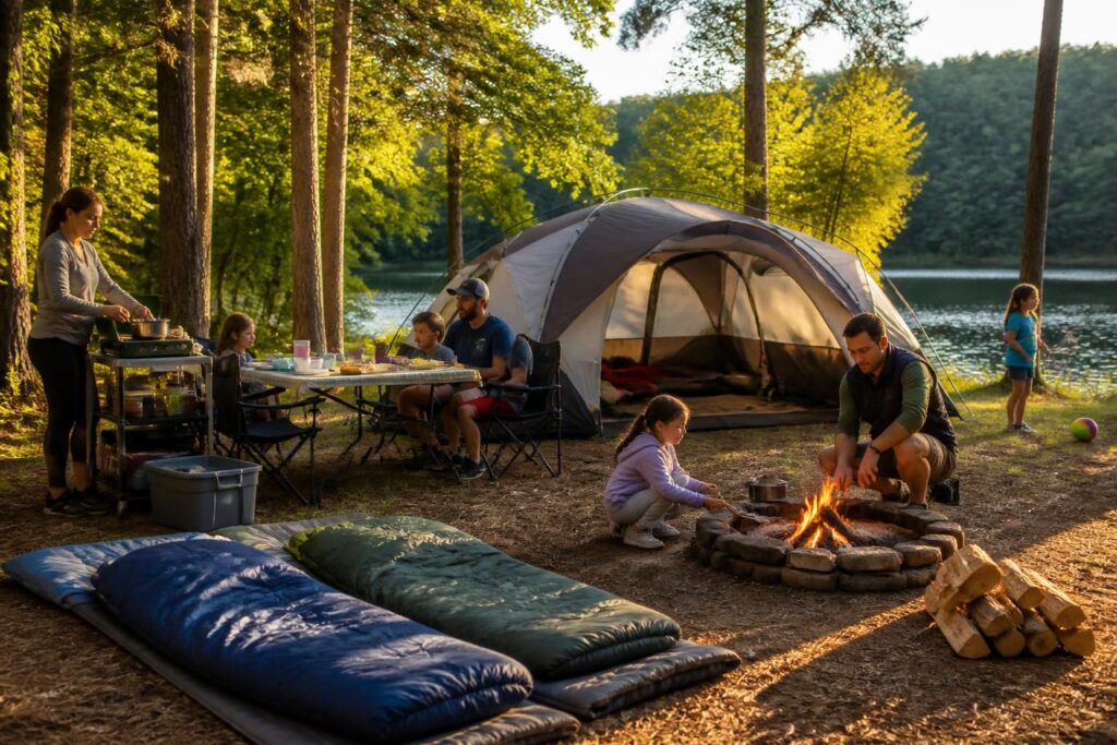 découvrez le matériel indispensable pour un camping en famille réussi, organisé par poste pour ne rien oublier et profiter pleinement de votre séjour en plein air.