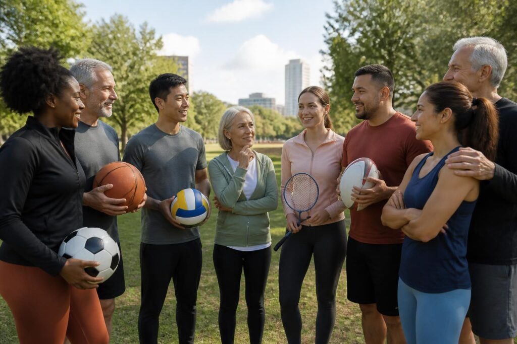 Choisir son premier sport collectif à l’âge adulte