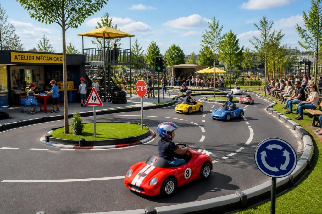 découvrez des circuits, jeux et activités amusantes pour enfants passionnés d'automobile. idéal pour petits pilotes en herbe et amateurs de voitures sur asphalte.