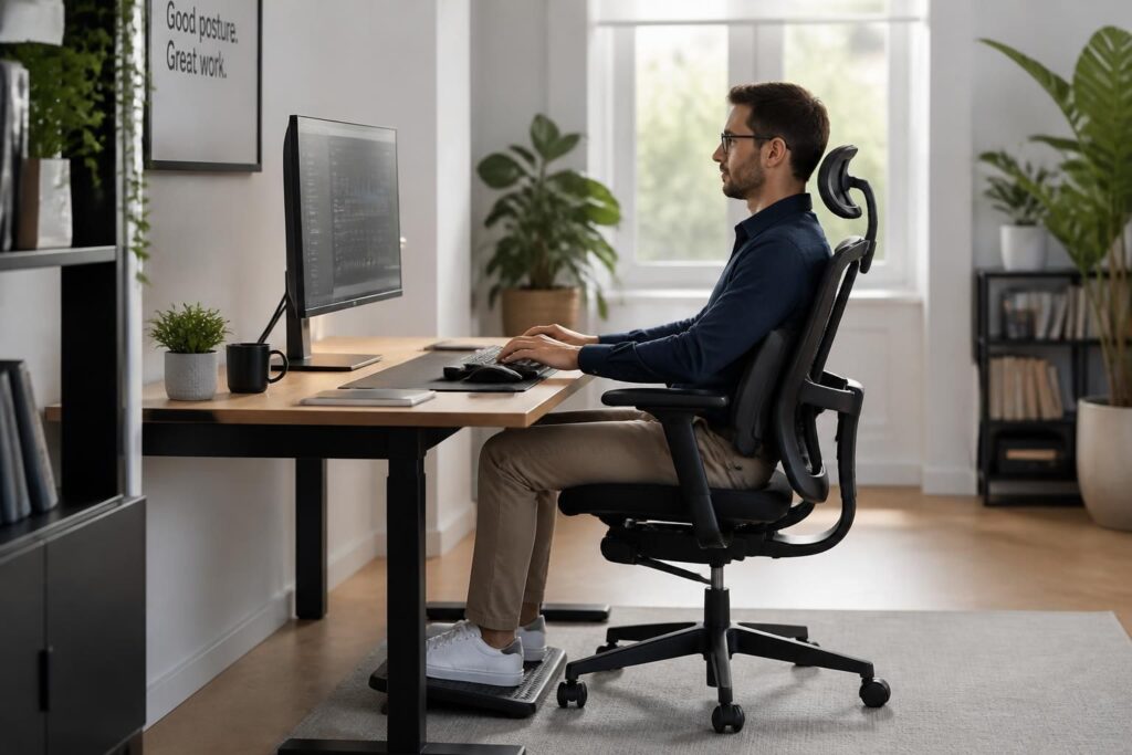 découvrez comment aménager votre poste de travail pour adopter une bonne posture et préserver la santé de votre dos au bureau.