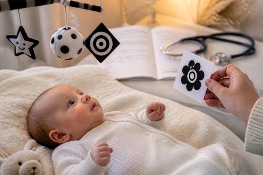 découvrez le développement de la vue chez un bébé de 1 mois et les tests essentiels à connaître pour suivre son évolution visuelle en toute sérénité.