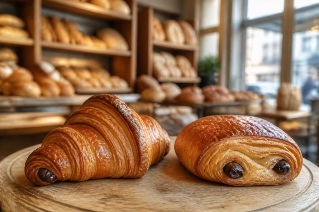 découvrez les calories d'un croissant au chocolat et comparez-les avec celles d'un pain au chocolat en boulangerie pour mieux choisir vos pâtisseries gourmandes.