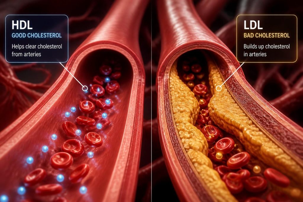découvrez la différence entre le cholestérol bon (hdl) et le cholestérol mauvais (ldl) pour mieux comprendre leur impact sur votre santé cardiovasculaire.